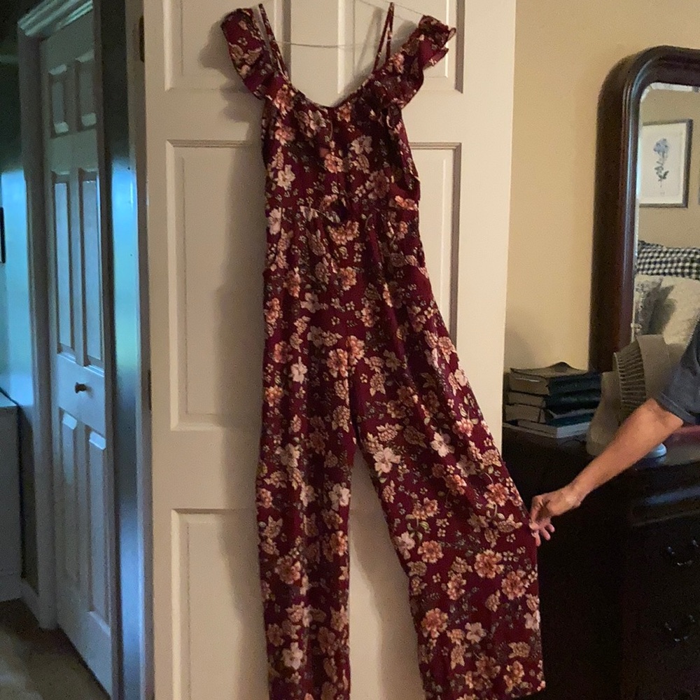 Xhilaration Floral Jumpsuit